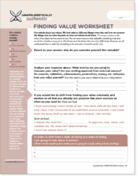 Finding Value - UNAPOLOGETICALLY authentic
